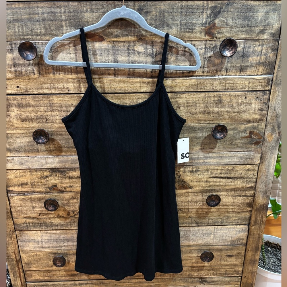 SO Black Spaghetti Strap Dress